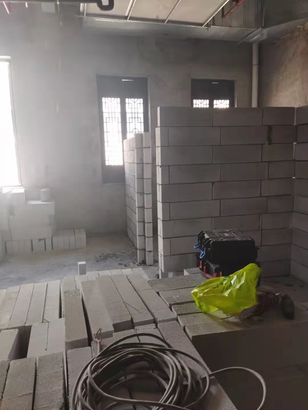 加气块隔墙
